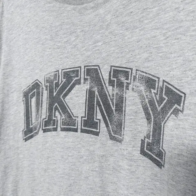 DKNY 정품 남여공용티셔츠 빈티지 빅로고 그레이 S 반팔