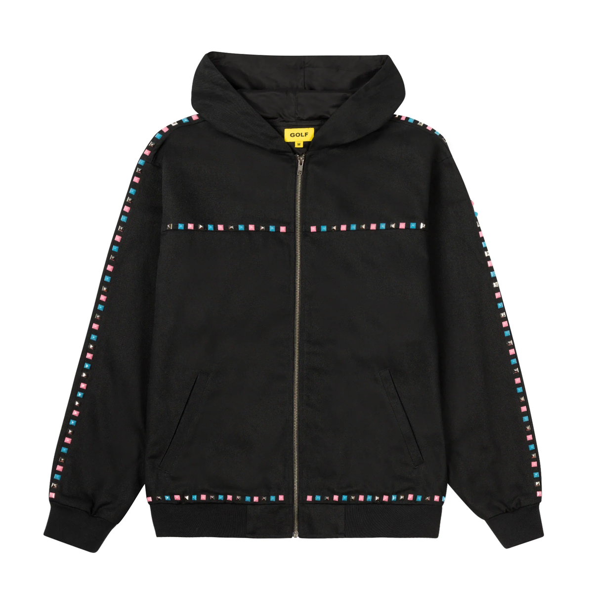 [overseas] golf king studded hooded jacket 24ss