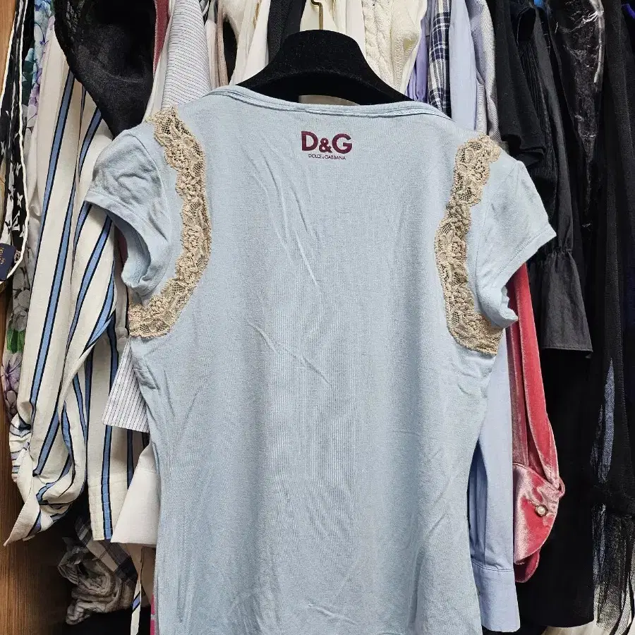 d&g 발레코어  티셔츠