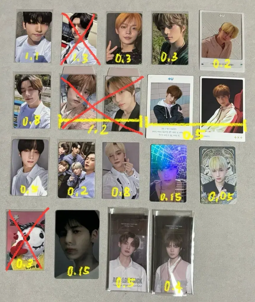 TXT Youth Sweetcorn Dreamer Rubsik Temptation Sumikon Bookmarks