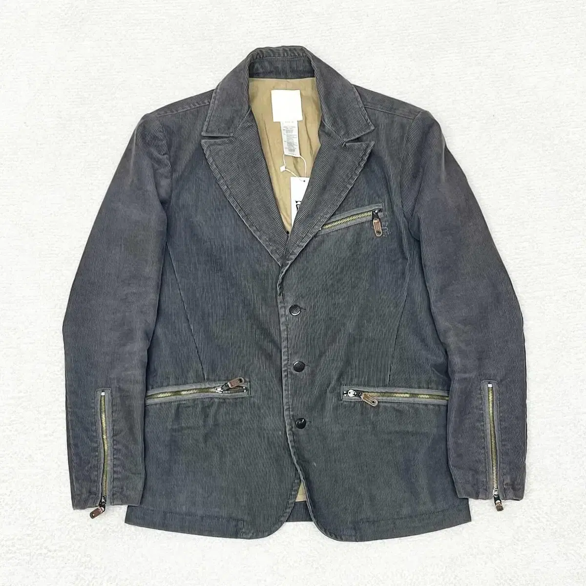 Diesel Fade Corduroy 3-Button Single-Breasted Jacket