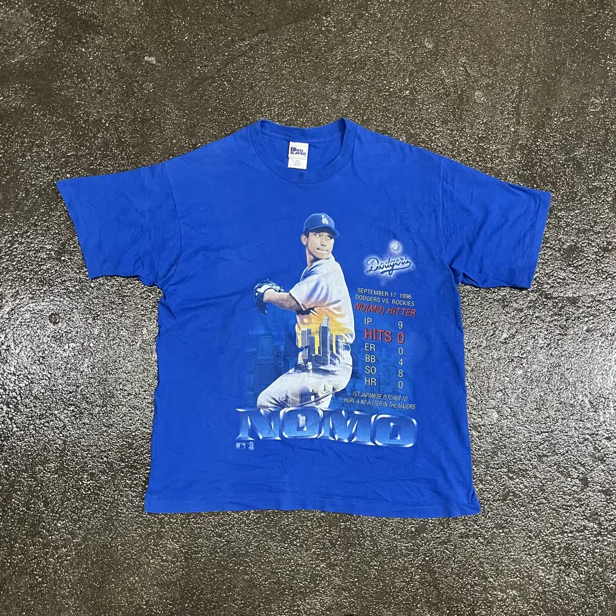 90s LA Dodgers 노모 히데오 티셔츠 (105)