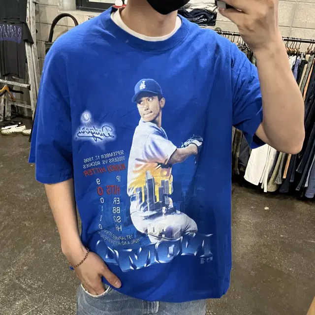 90s LA Dodgers 노모 히데오 티셔츠 (105)