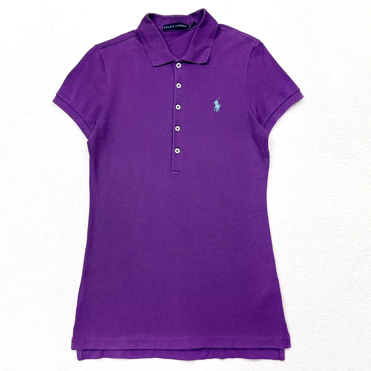 [85] Polo Violet Cotton Spandex Kara