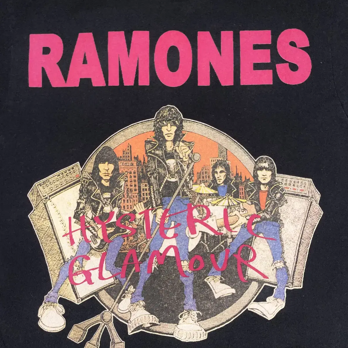 히스테릭 글래머 x Ramones 반팔 티셔츠