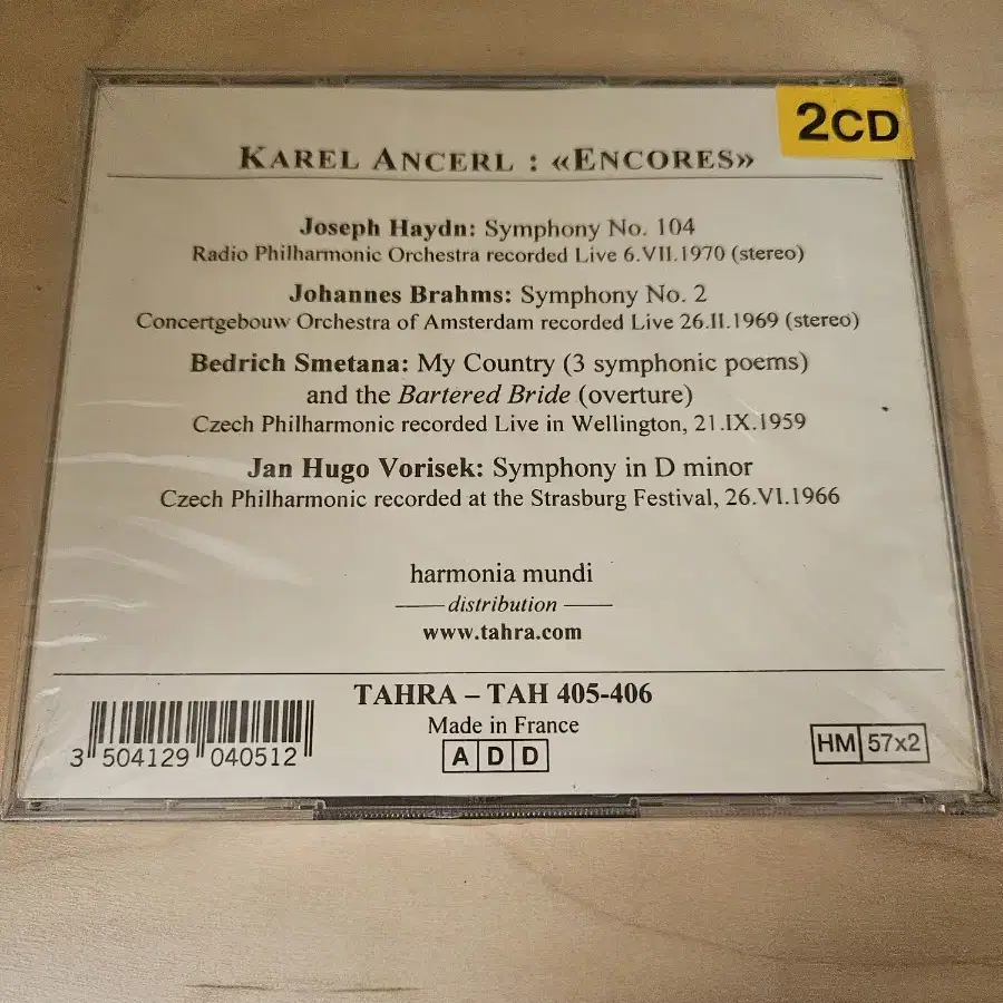 Karel Ancerl의 "Encores" cd