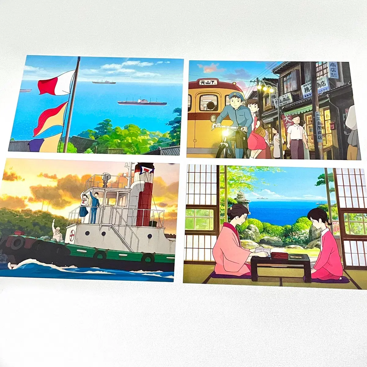 [Genuine] postcard set in the Ghibli Kokuriko Hills