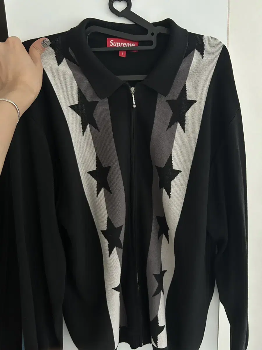 Supreme 20ss Star Zip Up Cardigan S