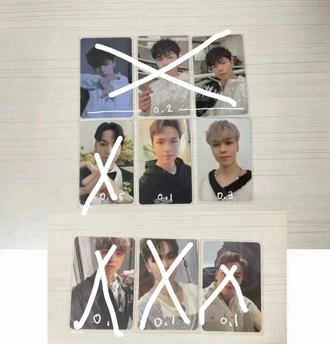 Seventeen vernon Feathersun FML Carat Vahn yes24 pre-order benefit photocard WTS