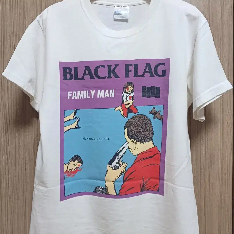 빈티지 블랙플래그 티셔츠 black flag 패밀리맨 반팔티