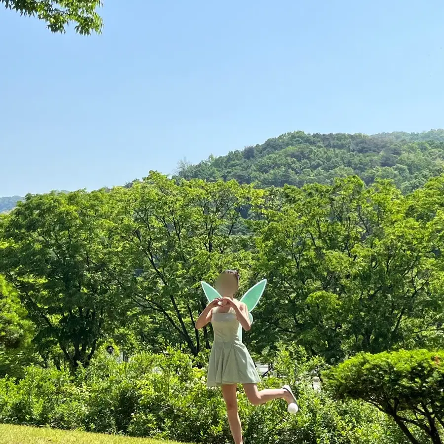 팅커벨 졸업사진 의상 옷 대여