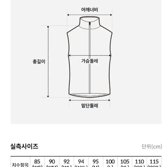 노스페이스 기어메쉬베스트 조끼