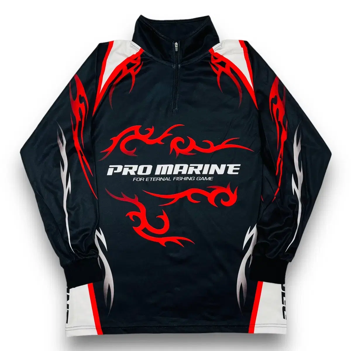 Pro Marine Flame Laced Vintage Half Zip Up