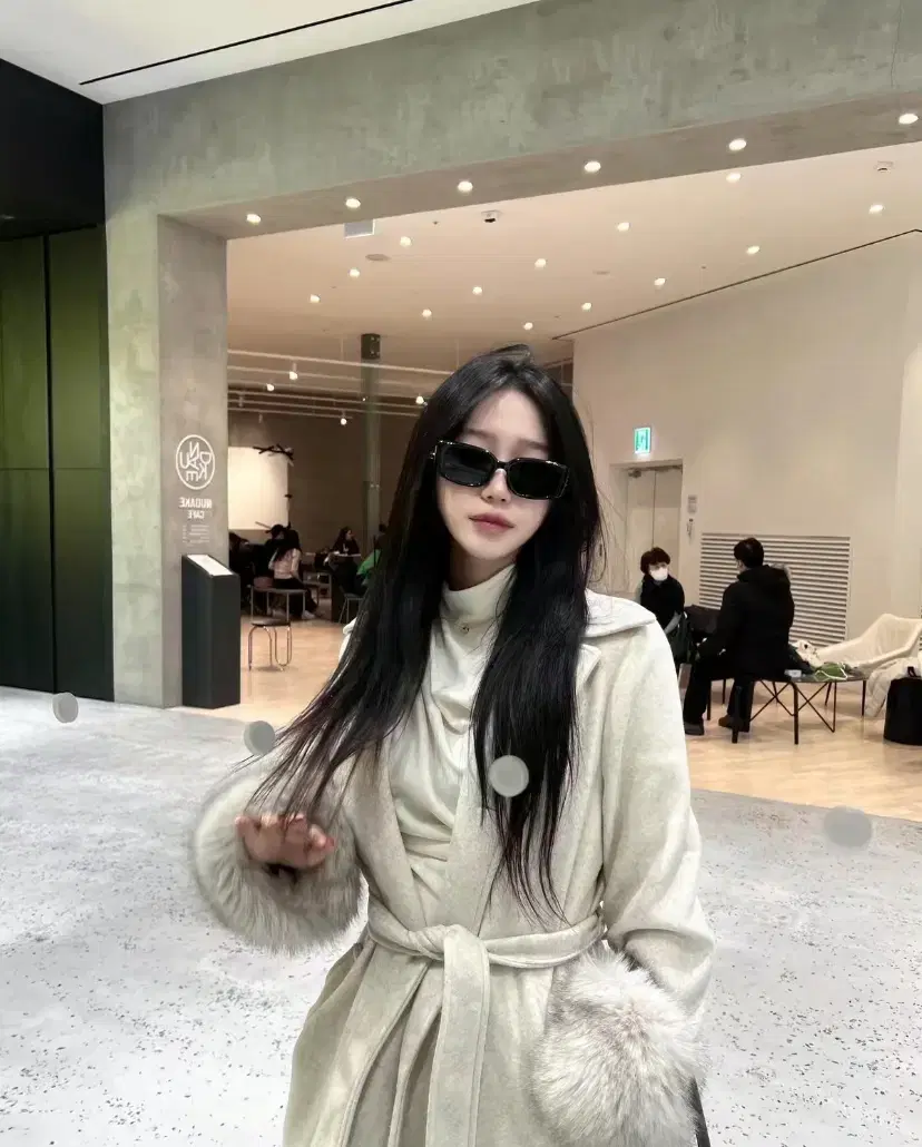 clear Fur coat 클리어 퍼 코트 코코아 컬러