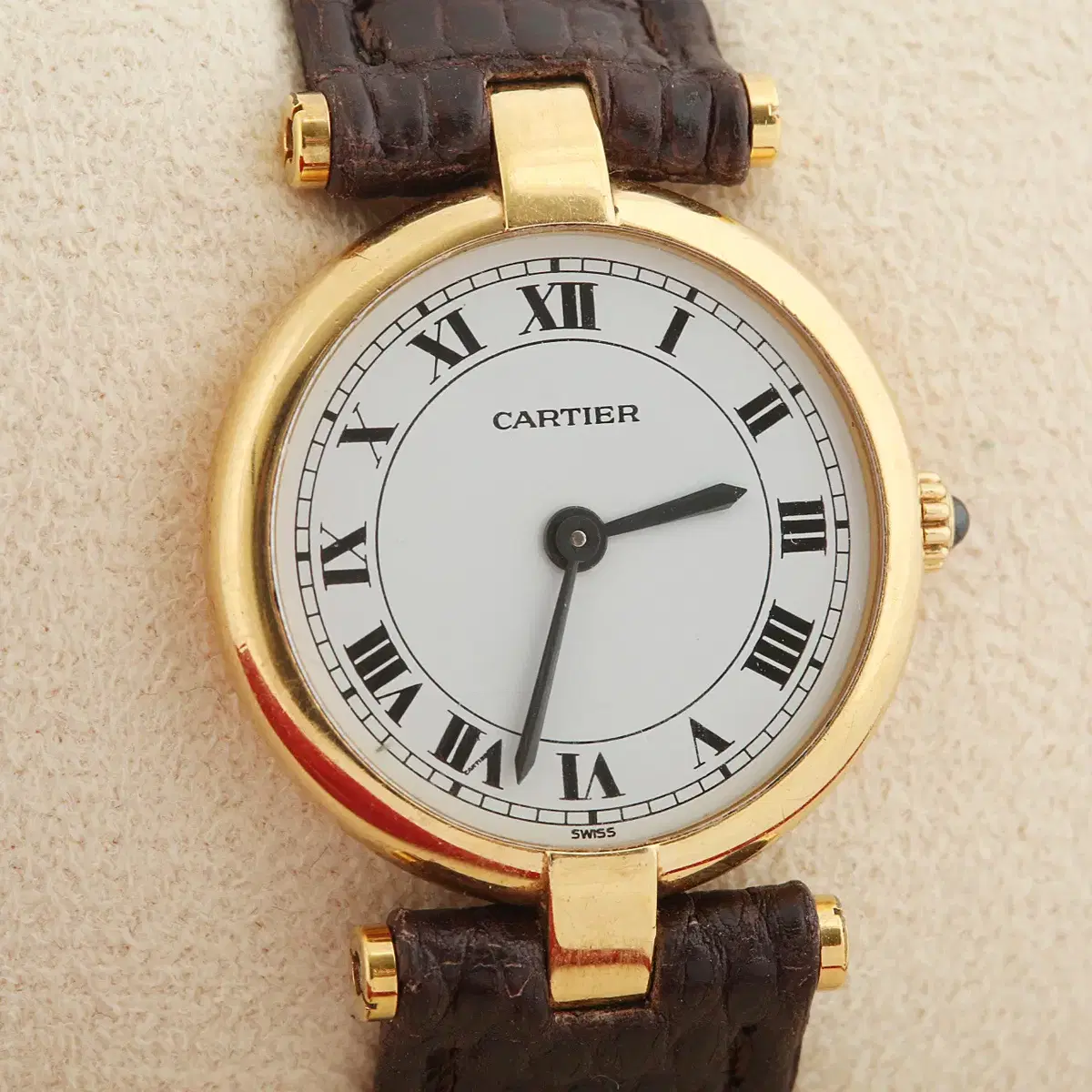 까르띠에 Must De Cartier 방돔 18K 골드 여성용 쿼츠