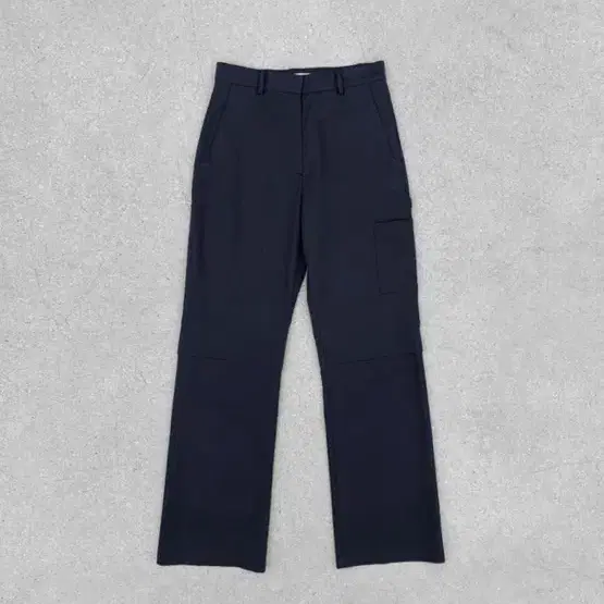 라벨아카이브 flared work pants navy