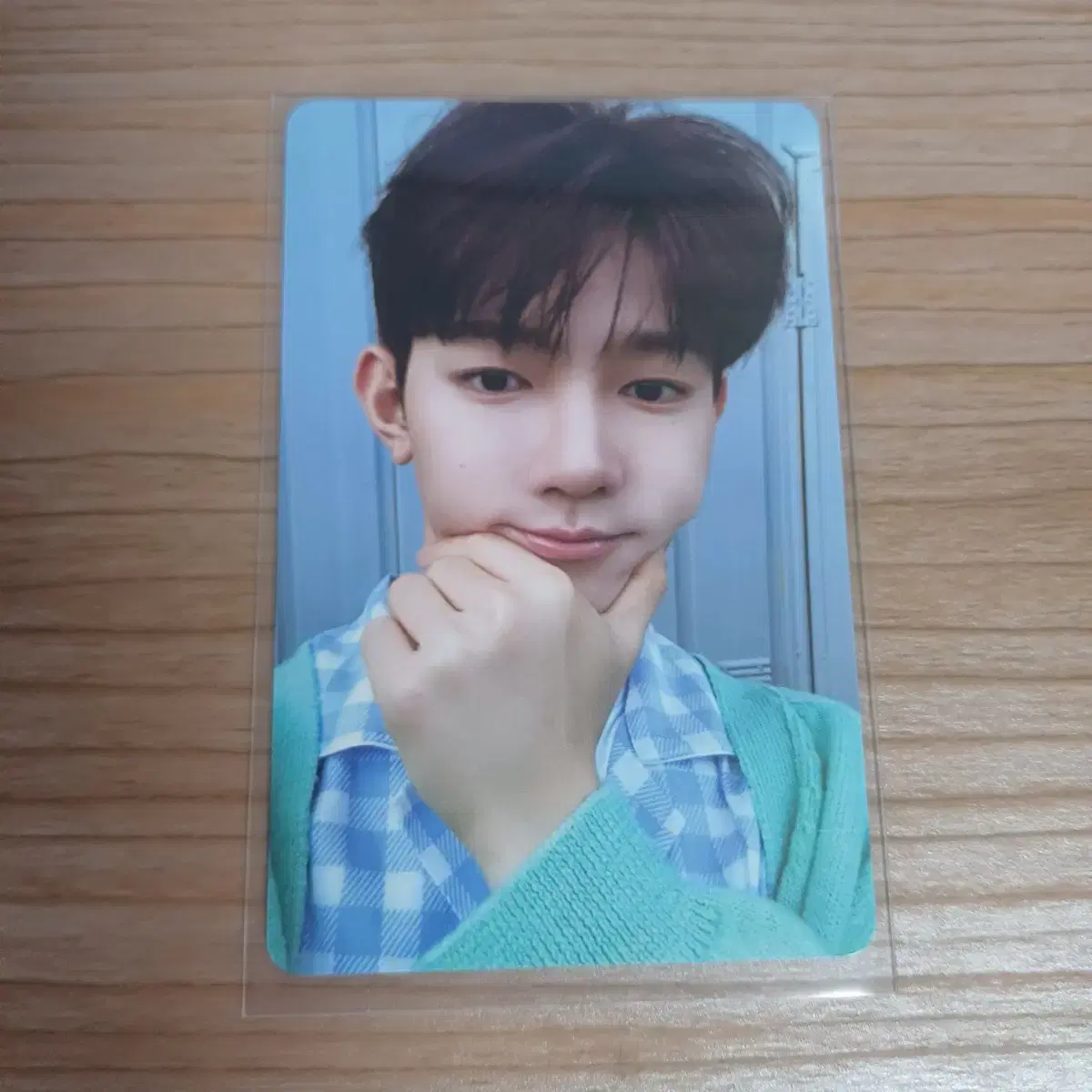 zerobaseone zhang hao ballmalang photocard with muu