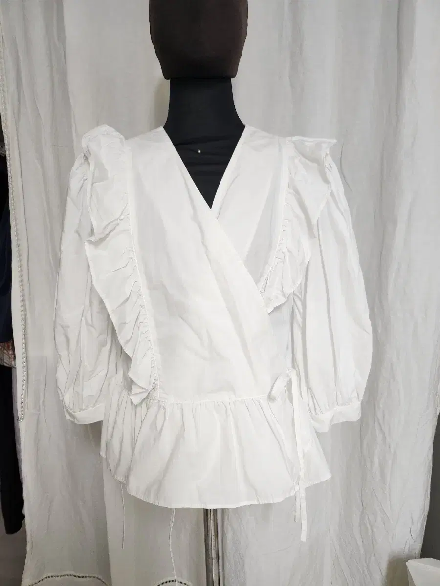 New Bloom Frill Wrap Blouse