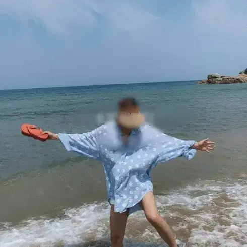 롱 남방 셔츠