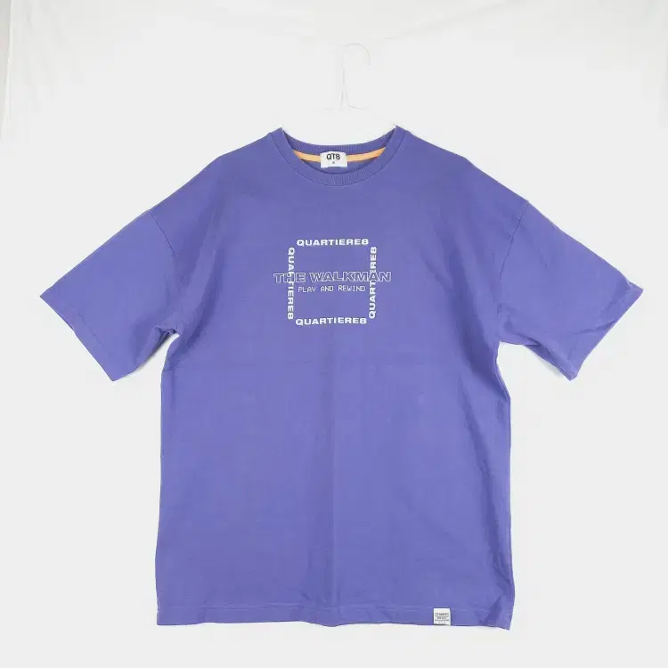 QT8 Men's Purple Round Vahn Short-Sleeved T-Shirt 95