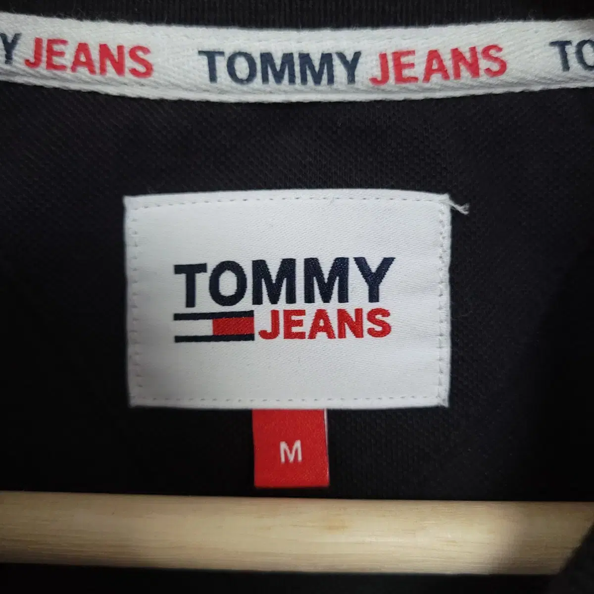 (M) TOMMY JEANS 타미진스 피케 카라 반팔티