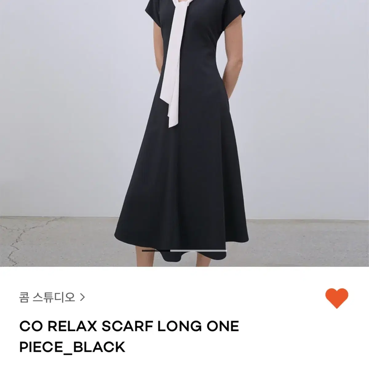 콤 스튜디오)-CO RELAX SCARF LONG ONE PIECE_B