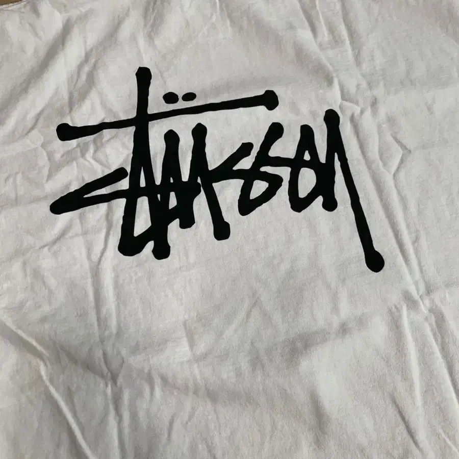 [XXL] stussy 스투시 베이직 피그먼트 다이드 반팔 티셔츠 블러쉬