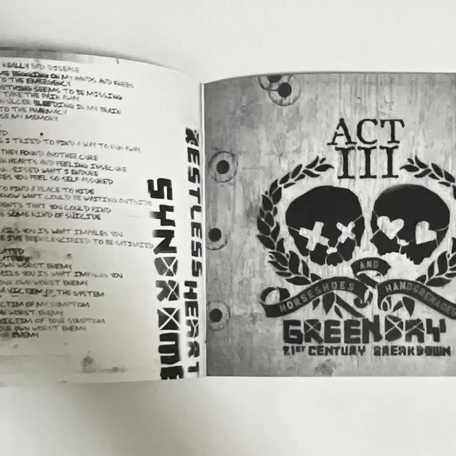 그린 데이 21st Century Breakdown 앨범 시디 CD