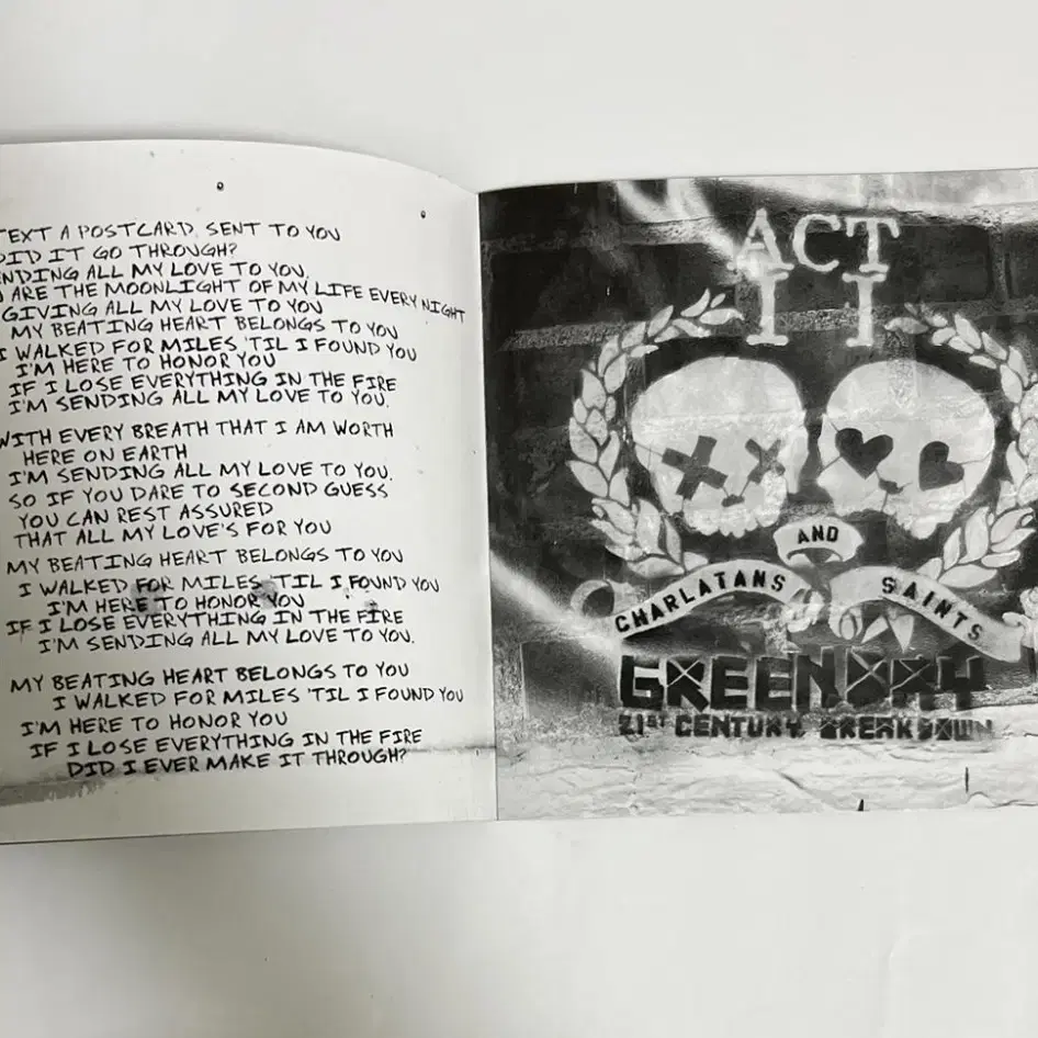 그린 데이 21st Century Breakdown 앨범 시디 CD