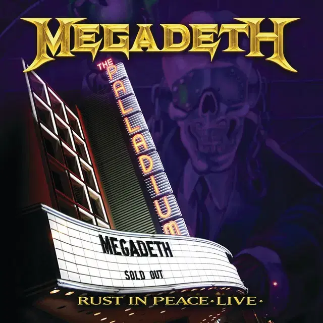 메가데스 The Rust In Peace Live 앨범 시디 CD