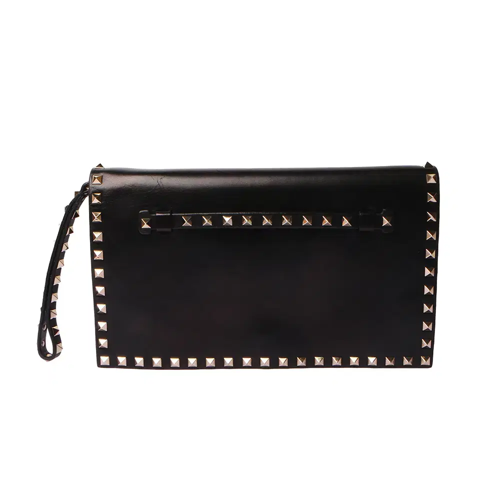 Valentino Rockstud flap strap clutch/27485-5