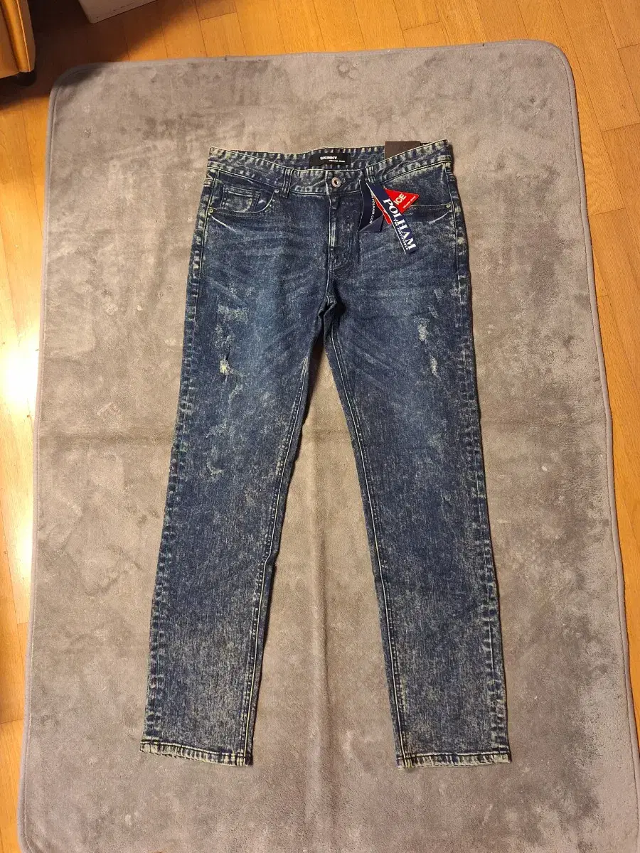 Polham Skinny Bloo Jeans Waist 34 New