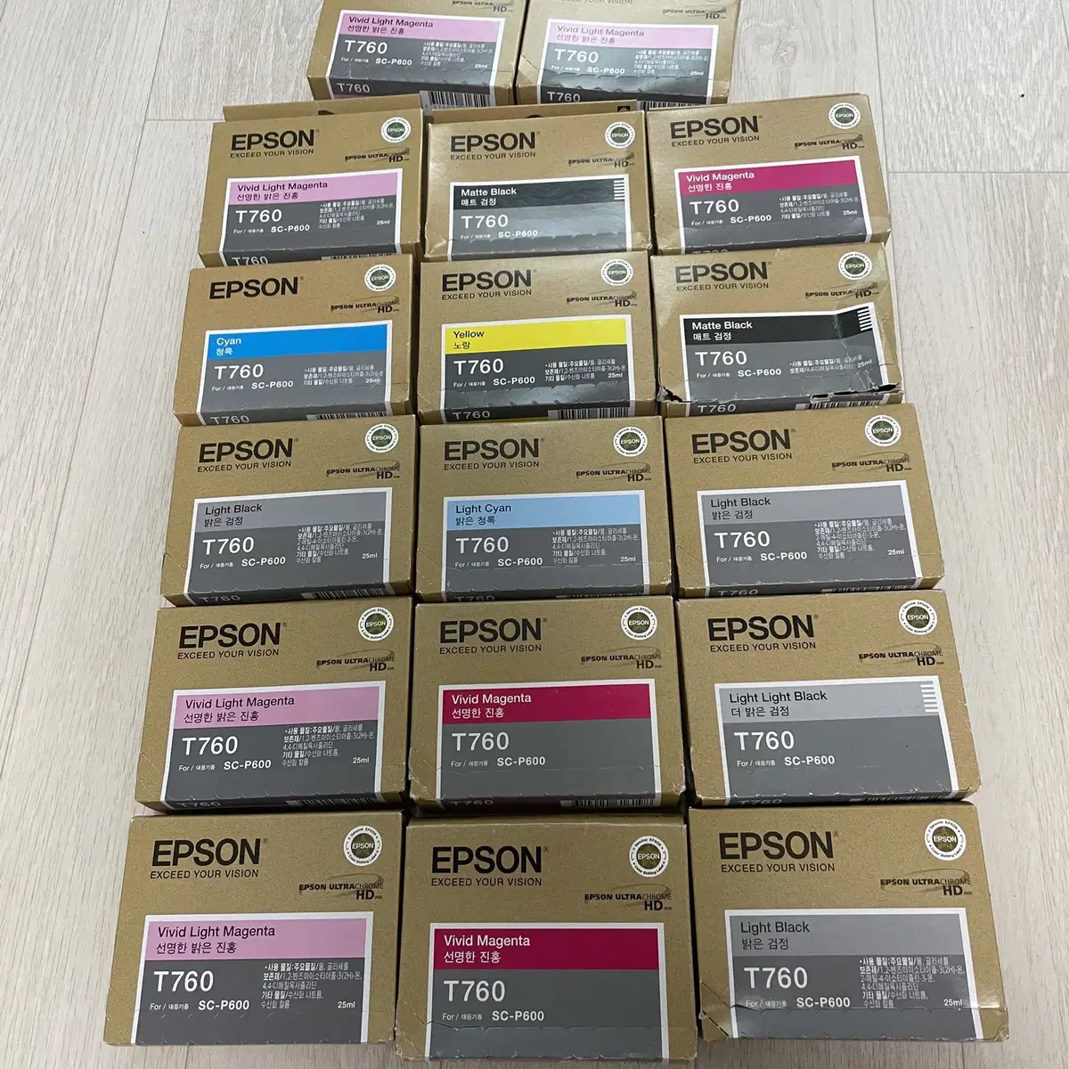 EPSON 엡손 T760 잉크 일괄