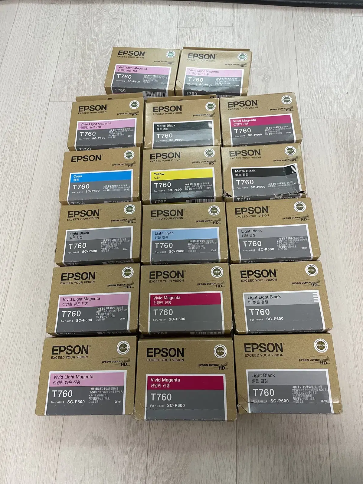 EPSON 엡손 T760 잉크 일괄