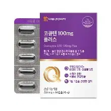 대웅 - 코큐텐 100mg 플러스 750mg x 60캡슐