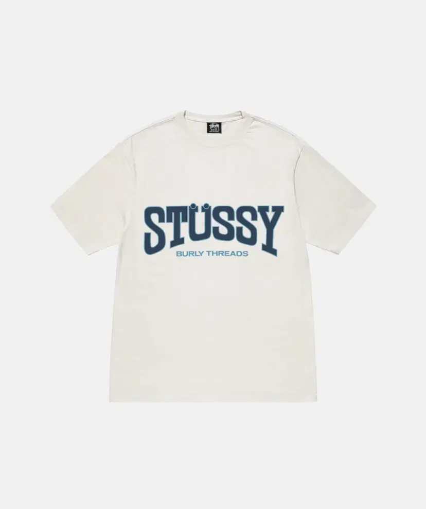 {StussyBallHomeGenuineNew}Stussy Burley Thread Tee Pigment Dyed Short Sleeve Tee