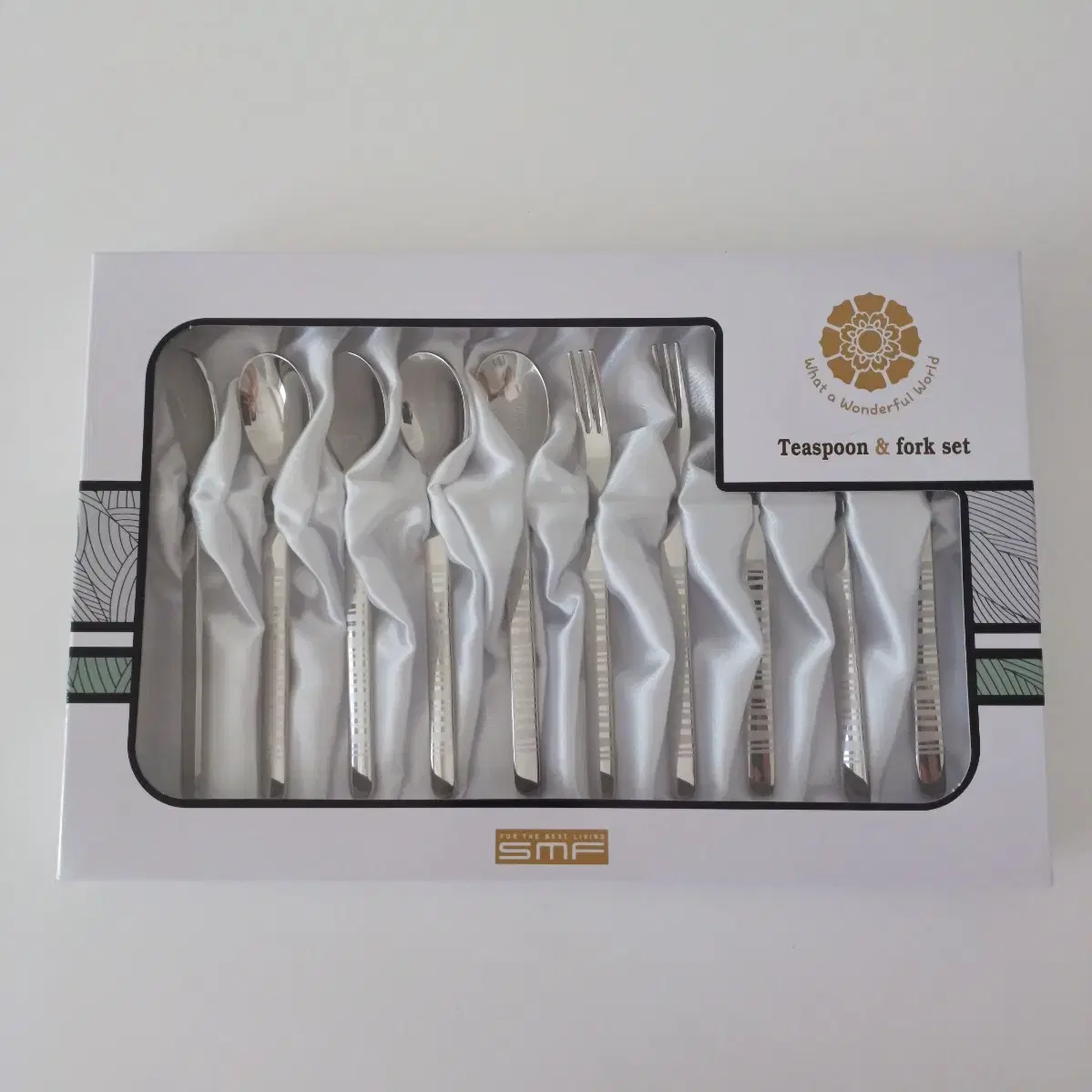 SMF Teaspoon & fork set-새제품