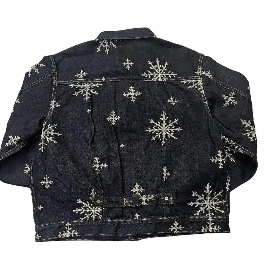 Kapital Snow Pattern Jacket 눈꽃 청자켓