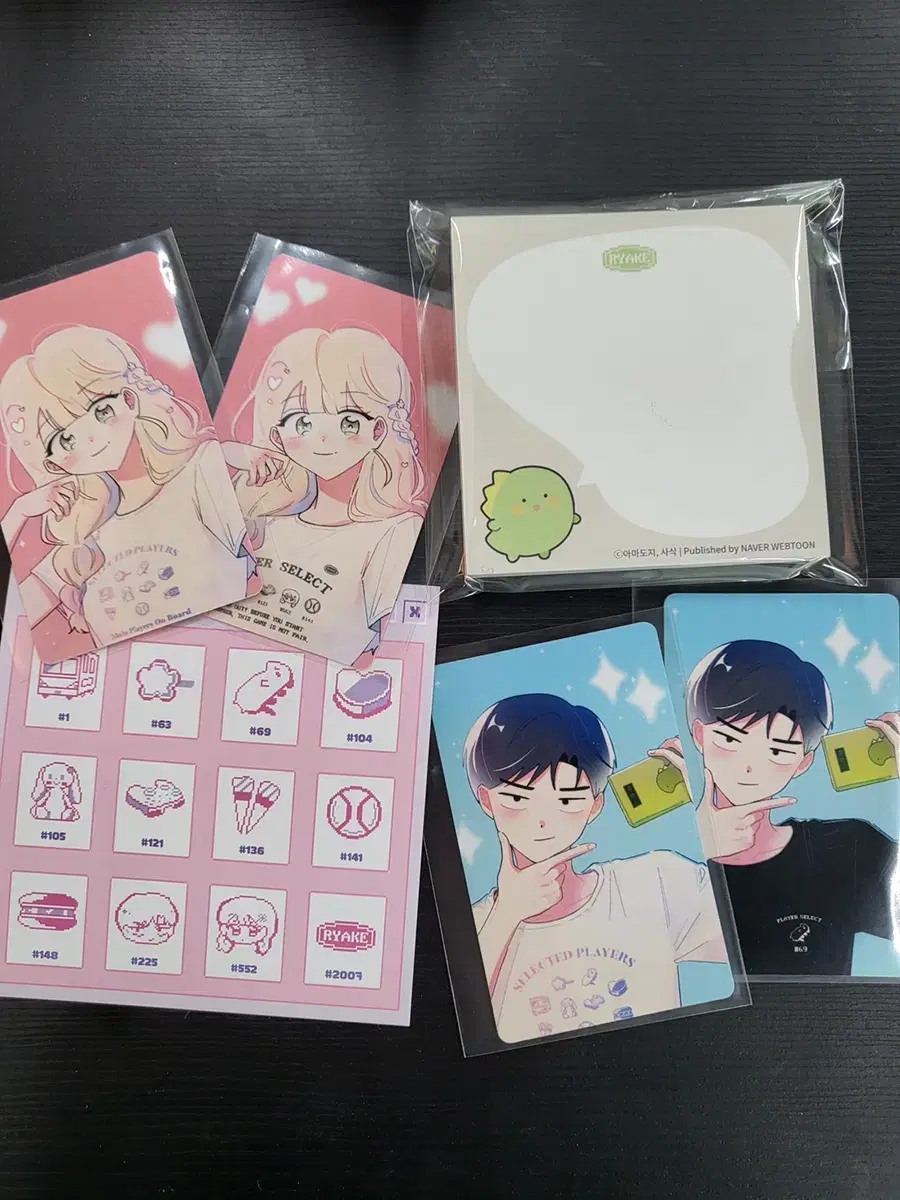 I Only Want to Beat You Photo Kards, Mochi Me, sticker limited edition Collaboration merchandise