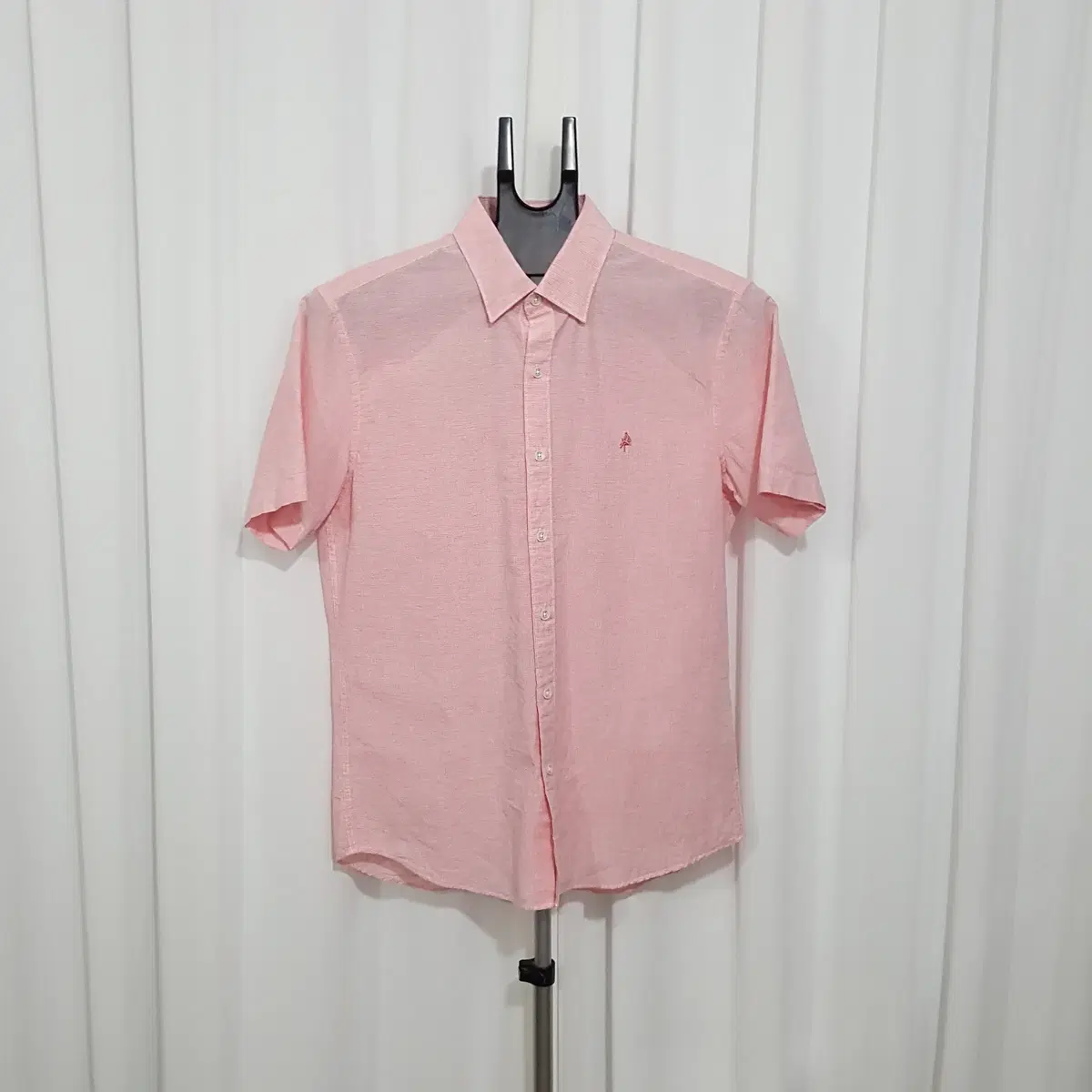 Olsen linen blend short sleeve shirt 95 size oilcloth