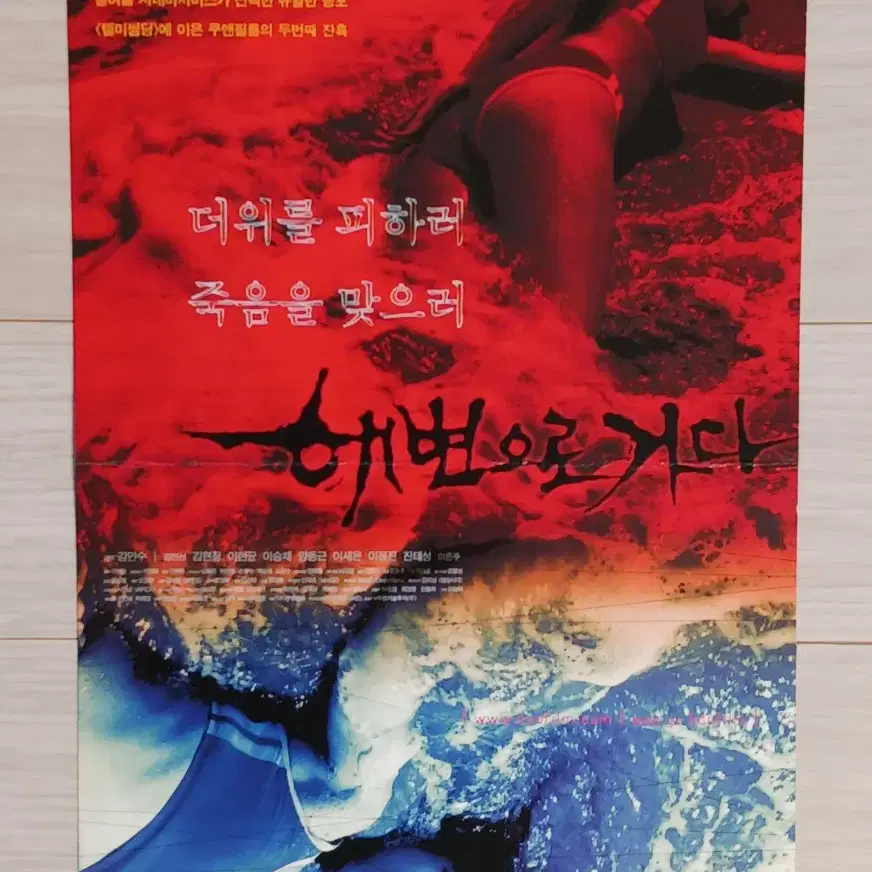 양동근 해변으로가다(2000년)전단지