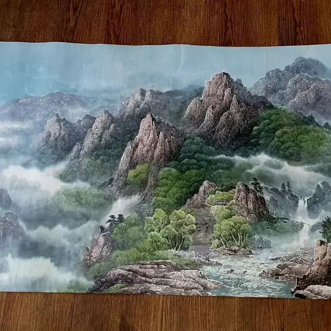 금강산 북한작가 그림