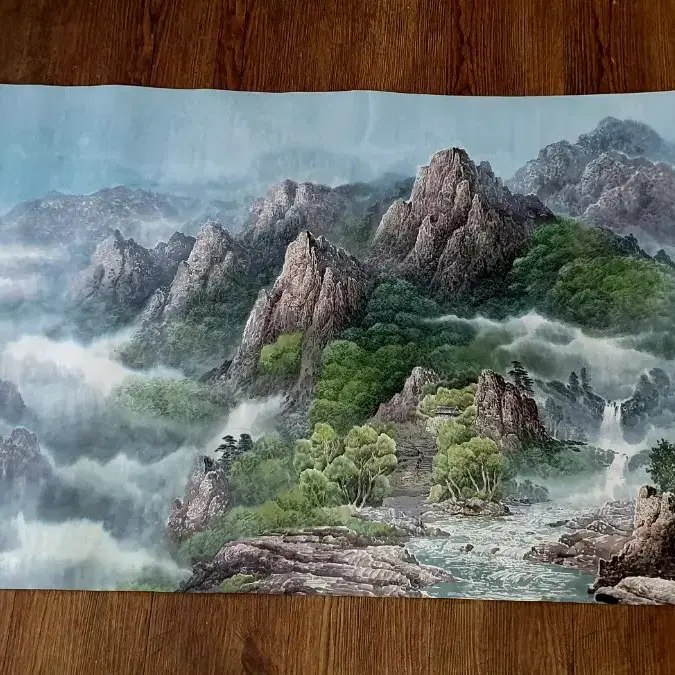 금강산 북한작가 그림