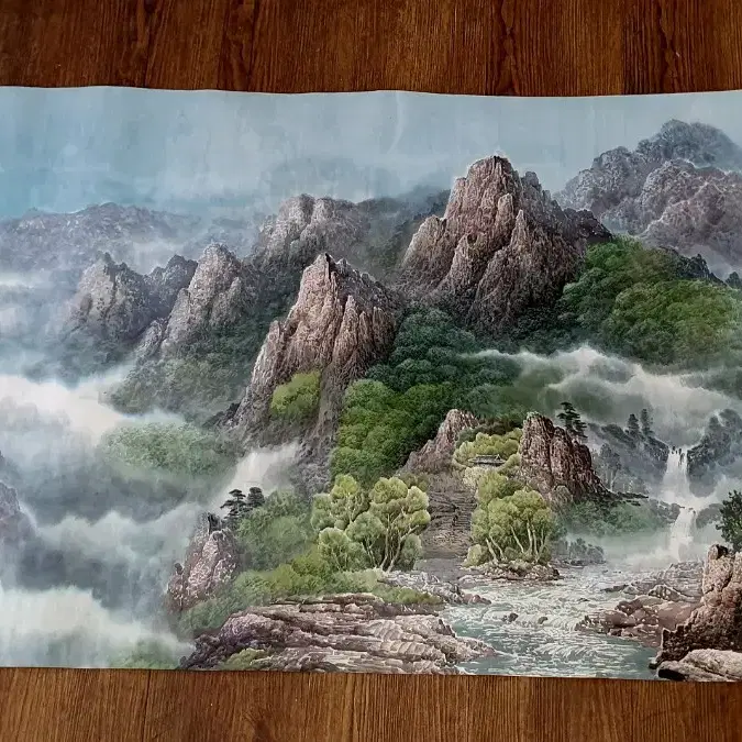 금강산 북한작가 그림