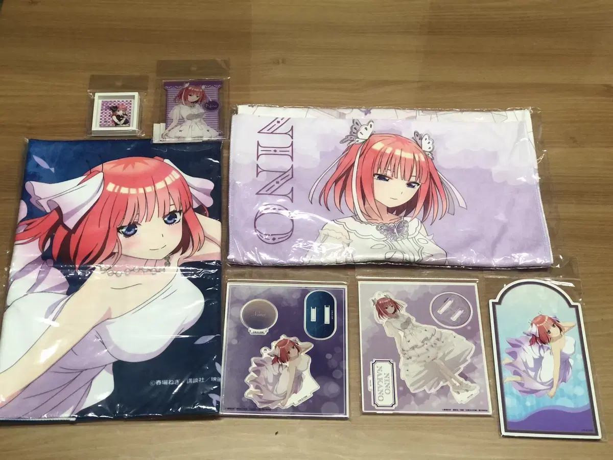 Bulk of 7 unused and unworn Bride of the Fifth Nino merchandise.