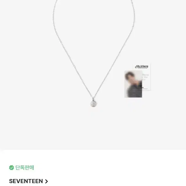 세븐틴 9주년 호시 목걸이 분철합니다