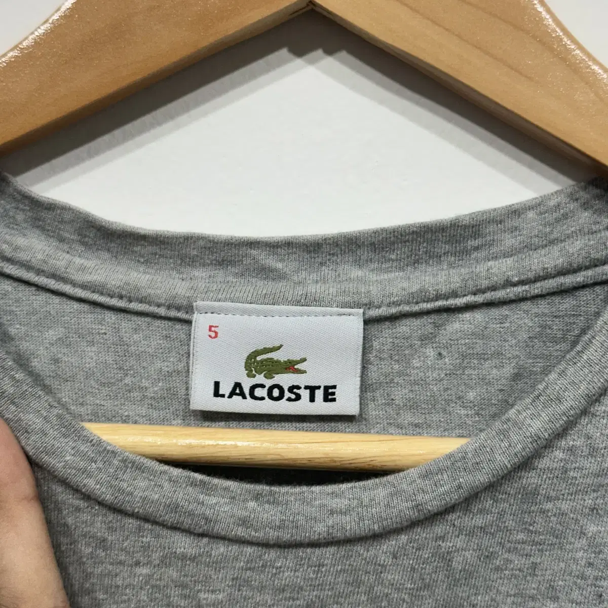 라코스테 lacoste 기본 로고 반팔티셔츠