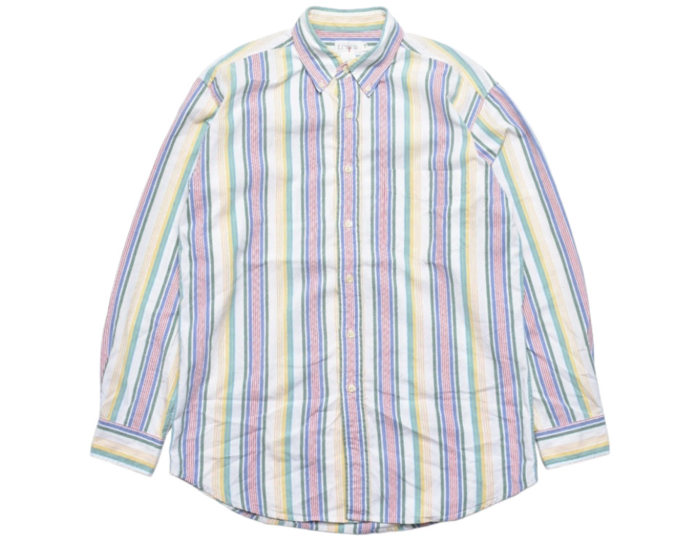 Imported vintage JCREW Jake lew striped cotton shirt southern