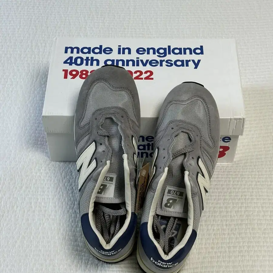 뉴발란스 MADE IN UK 670 40주년 그레이 270