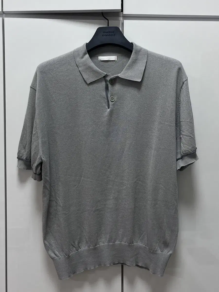 Wallswale Movement Neck Polo Grey 2